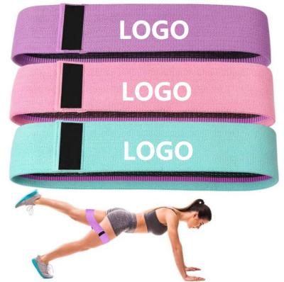 China Other Hot Selling Fitness Stretch Cotton Fabric Training Resistance Band Ring Body Shaping Tension for sale