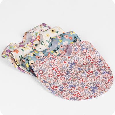 China Simple and Convenient Simple and Convenient Floral Printed Baby Bibs for Boy/Girls for sale