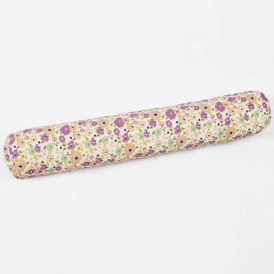 China Soft Printed Spandex Beads Back, Tube Pillow, EPS Cylinder Pillow, Neck Roll Cushion for sale