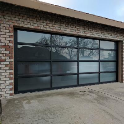 China Modern Garage Glass Door 16x7 Garage Door Automatic Garage Door Prices for sale