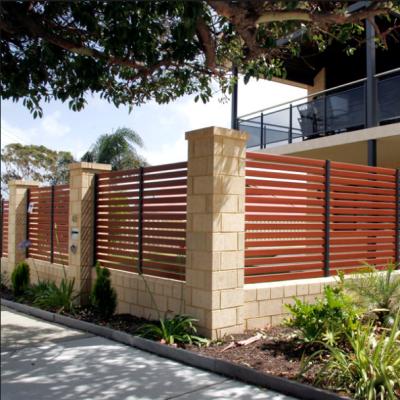 China Easily Assembled Aluminum Fence For Garden Fence Slats Panel for sale