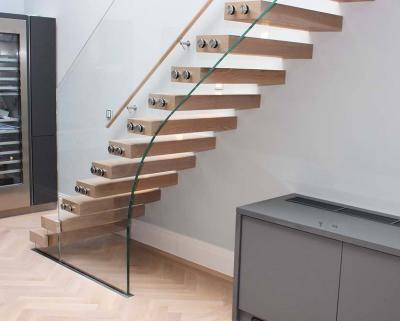 China Modern Custom Staircase Steps Modern Floating Staircase Floating Kit for sale