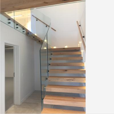 China Contemporary Custom Staircase Modern Wooden Floating Staircase Floating Stairs for sale