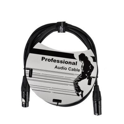 China Microphone Audio Pro MC199-10FT Accuracy 3 Meters 3P XLR Male To 3P XLR Female OFC Microphone Cable for sale