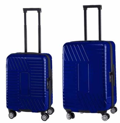 China Fashionable Luxury Designer Carrying Bags Custom Logo 4 Pieces Travel Suitcases ABS Hard Luggage Trolley Set With Trolley for sale