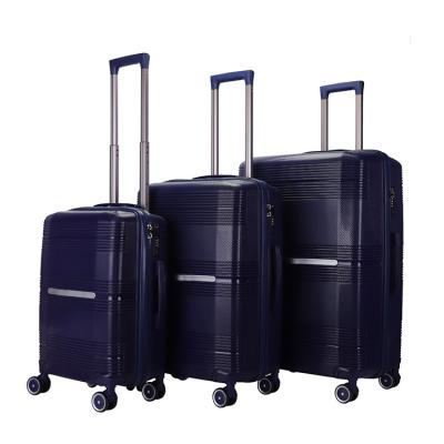 China Fashion Trolley Case Luggage Travel Bags And Hard Suitcase PP Carry On Luggage for sale