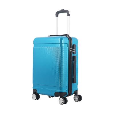 China ABS Travel Luggage Bag 4 Pieces Luggage Trolley Set Factory Suitcase Set Colored Style PC Material Spinner Unisex Lock Style Wholesale for sale