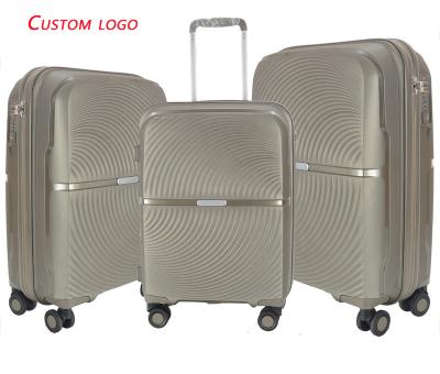 China New Style PP 4pcs Suitcase Koffer Sets Travel Luggage Sets Suitcase With Bag Ready for sale