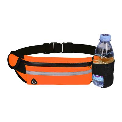 China Hot Selling Water Proof Good Quality Increasing Fanny Pack Waterproof Waist Bag With Bottle Holder for sale