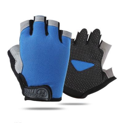 China New popular design sports half finger gloves unisex bicycle increasing half finger cycling gloves for sale