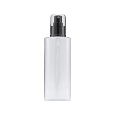 China 120ML 200ML Cosmetic Empty Transparent Cosmetic Spray Bottles With Black Pump for sale