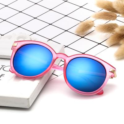 China Fashion Sunglasses 2021 Fashion Woman Sun Glasses Girls Boys Sun Glasses Shades PC Glass Pink Youth Sunglasses for sale