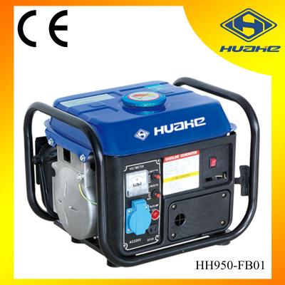 China 0.65kw Gasoline Portable Generator , 2 Stroke 63cc Gasoline Engine HH950-FB01 for sale