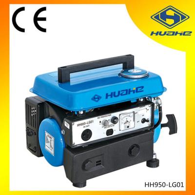 China 650w portable low noise generator with 2 stroke engine, yamaha generator set HH950-LG01 for sale