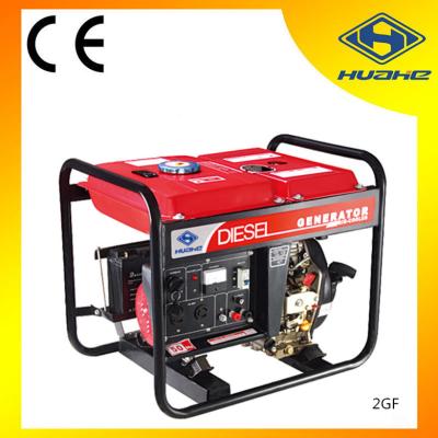 China New style ! 2 KVA 220v Portable Diesel Generating , huahe 2GF Diesel Generator Set for sale