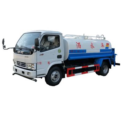 China DONGFENG 4-5tons small car 4x2 urban road watering greening sprinkler landscaping tank car urban sanitation vehicle, dust removal < 4L for sale