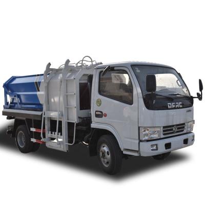 China Other DFAC 5 Cubic Meter Trawler Front Loader Garbage Trucks For Sale for sale