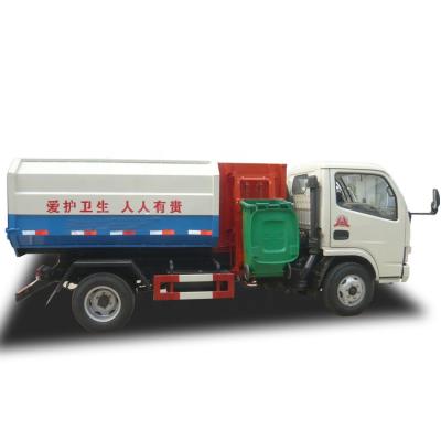 China Other DFAC 6 Cubic Hydraulic Pusher Garbage Truck 4x2 Euro2 Garbage Trucks for sale