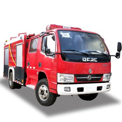 China dongfeng fire fighting truck, fire truck manufacturers, 2500L water fire truck price 6115*1980*2700 for sale