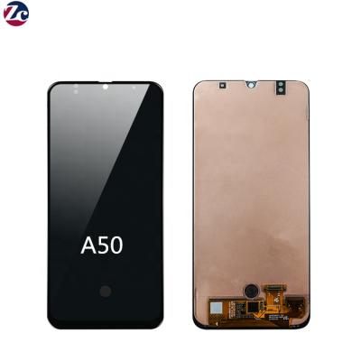 China Original ZC factory price fully original mobile phone LCD display for Samsung galaxy a50 lcd for sale