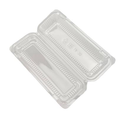 China Disposable Food Packing Container Clamshell Freshness Preservation Plastic Takeout Container Fruit Food Meat Packaging Tray for sale