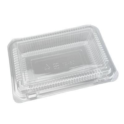 China Freshness Preservation Plastic Fruit Packing Takeout Box Round Food Container Food Packaging Plastic Catering Disposable Food Containers for sale