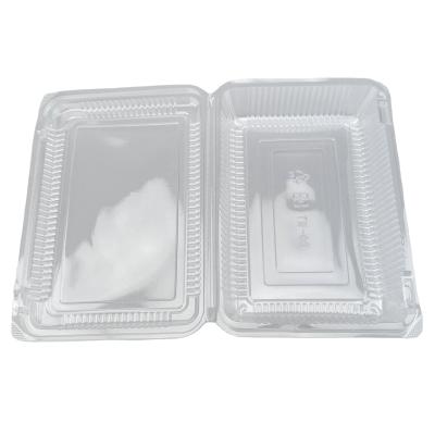 China High Quality Biodegradable Tray Takeaway Tray Disposable Plastic Tray Transparent Fresh Fruit Box Freshness Preservation Fruit Box Packaging for sale