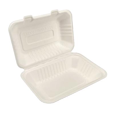 China Disposable Food Grade Biodegradable Restaurant Disposable Clamshell Round Food To Go Lunch Food Packaging Takeout Boxes 9