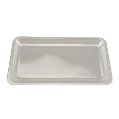 China Customized Disposable Plastic Square Food Tray Container Sealed Round Food Occasional Plastic Tray for sale