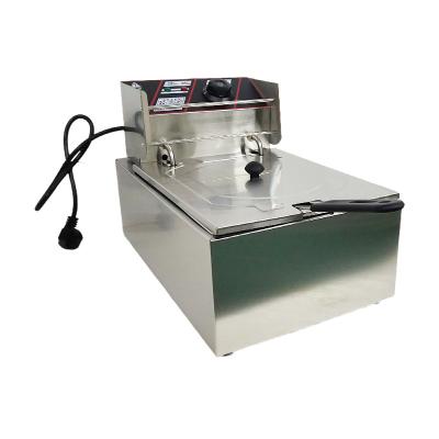 China NEW Car Turkey Automatic Electric Open Commercial Chip Fryers Fryer for sale