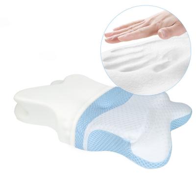 China Anti-Static Adjustable Neck Pillows For Sleeping Pain Relief, Ergonomic Cutout Hollow Pillow More, Odorless Memory Foam Neck Pillows for sale