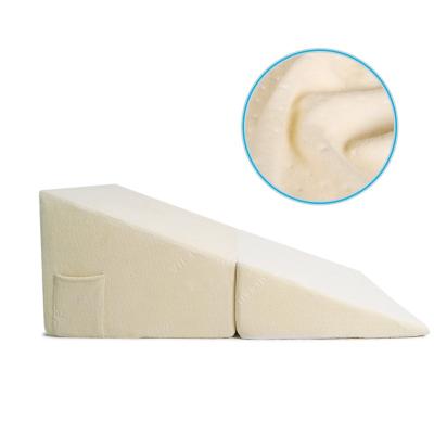 China Anti-Static Baby Foam Wedge Pillow Set Triangular Adjustable Head Elevation Sofa Reading Wedge Bed Pillow Support Leg Rest Leg for sale