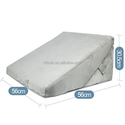 China Anti-Static Wedge Bed Pillow Back Reading Memory Foam Anti Snoring Wedge Bed Pillow Triangle Bed Wedge Pillow for sale