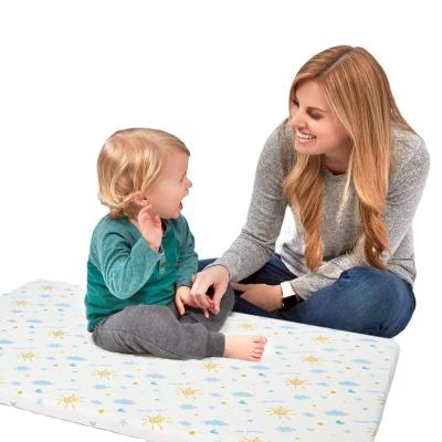 China Reversible Soft Play Pad for Baby Playing and Sleeping in Paradise Memory Foam Baby Crib Premium Mattress for sale