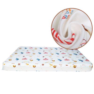 China Reversible Chinese Waterproof Cotton Cover Breathable Soft Crib Kids Crib Foam Pad Baby Crib Mattress Mattress for sale