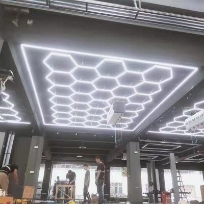 China Honeycomb detailing lights best price long lifespan lighting decoration led for repair shiop and car wash shop for sale