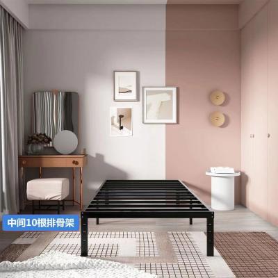 China Convertible Queen Size Foldable Profile Iron Platform Metal Bed Frame UK Standard for sale