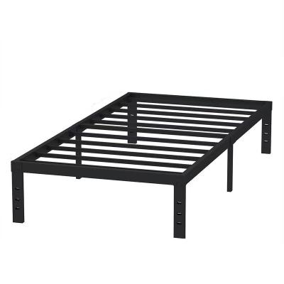 China Wholesale Cheap Convertible Single Size Single Size Iron Headboard Platform Bed Metal Vasagle Sleep Bed for sale