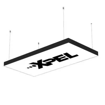 China Hot Selling 2023 Indoor Outdoor Advertising Display or Auto Store High End Ceiling Wide Arrow Shape Led Light Showroom Garage for sale