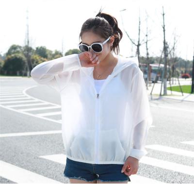 China England Women Solid Color Sunscreen Clothing Summer UV Protection Thin Coat for sale