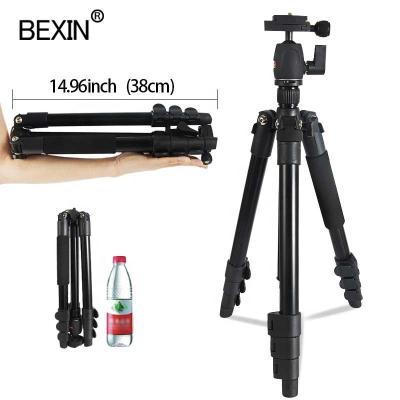 China BEXIN FactoryWholesale PORTABLE Flexible Tripod Aluminum Alloy Monopod Tripod with Compass Device for SLR Camera Phone Mount DV Spotlight for sale