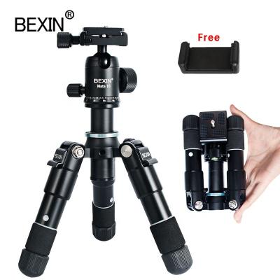 China BEXIN New Lightweight Mini Tripod Flexible Tabletop Portable Stand Holder For DSLR Mobile Cell Phone Supports Camera Phone for sale