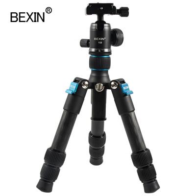 China BEXIN Mini Camera Tripod Stand Small Desktop Portable Phone Holder with 360 Rotation Gimbal for Smartphone Dslr Video Camera for sale