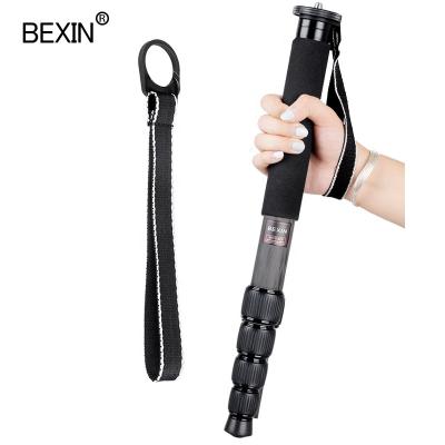 China BEXIN MCS285High-density Digital Camera Carbon Fiber Monopod Convenient Flexible Camera Monopod For Trekking Travel Poles Hiking Rods for sale