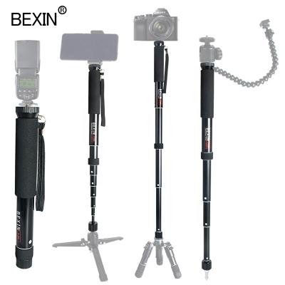 China Mini Lightweight Monopod Photography Flexible Extension Pole Portable Travel Selfie Original Digital Camera Production For DSLR CameraPhoneClip for sale