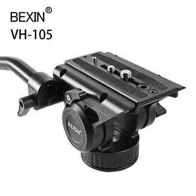 China BEXIN Alloy Aluminum Foil Tripod With Pan Hydraulic Quick Release Plate Head For Video Head Monopod Camera Stand Mobile Phone Tripod for sale