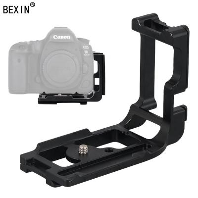 China BEXIN 5D3 Aluminum Alloy BEXIN 5D3 Camera Shooting Tripod Aluminum L-Slide Bracket Vertical L-Plate For Digital Camera Head Ball Mount for sale