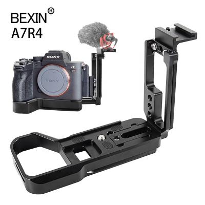 China Quick Release Quick Loading L Dish Tripod L Shaped Head Adapter Aluminum Alloy OEM Custom Camera Mount Panel For Sony A7m4 A7R4 A74 SLR Camera for sale