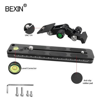 China BEXIN Professional Long Support Camera Tripod Dslr Camera Stand Holder Plate Focus Lens Body Bracket Quick Release Telephoto Panel for sale