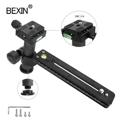 China Support Dslr Camera Accessories Carbon Fiber Column Camera Telephoto Lens Knot Rail PTZ Quick Release Plate For Swiss Arca Camera for sale